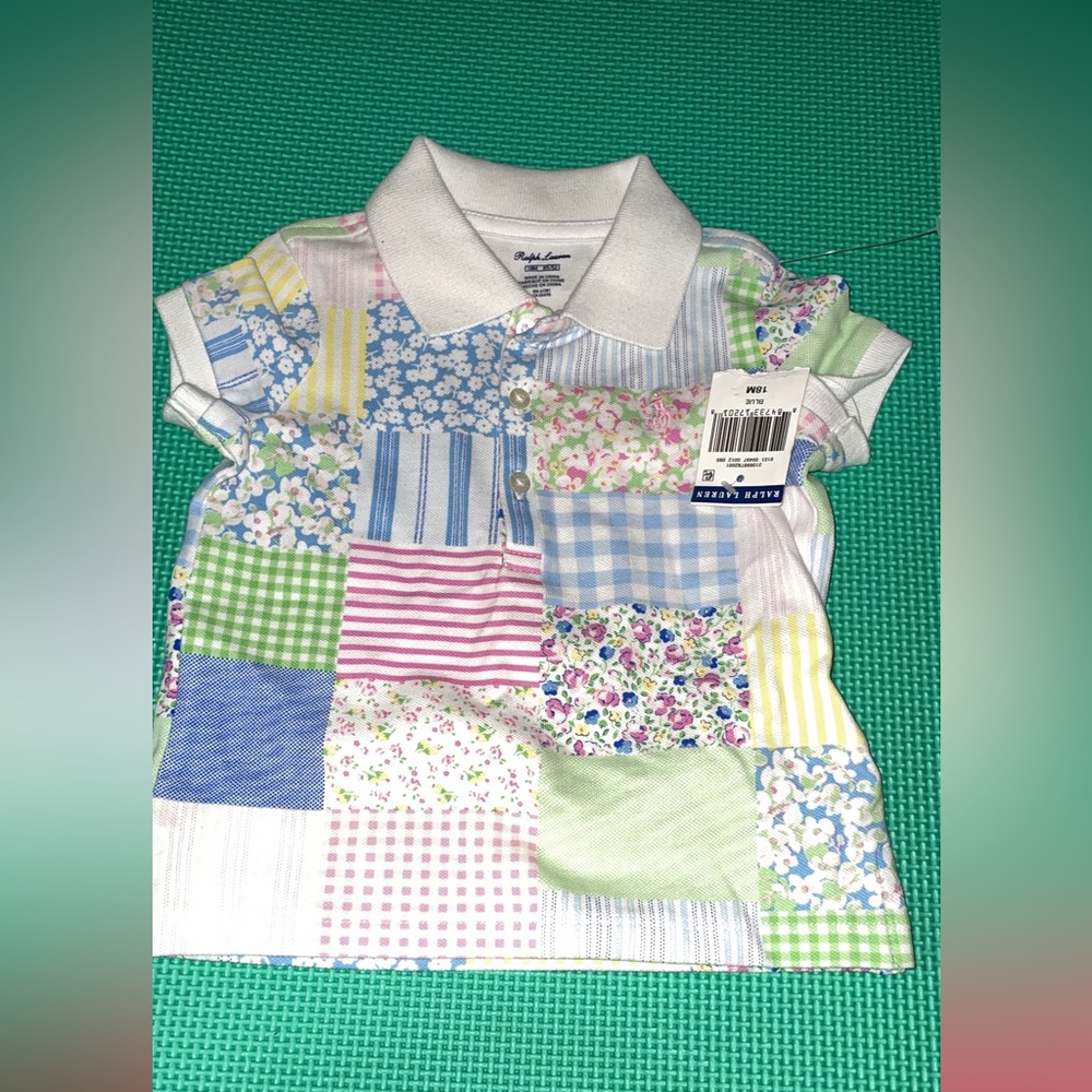 Ralph Lauren 18 month multi-colored shirt.